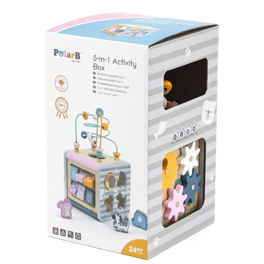 5-in-1 Activity Cube: The Ultimate Hub for Little Explorers - Fun Learning Store