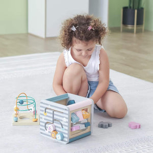 5-in-1 Activity Cube: The Ultimate Hub for Little Explorers - Fun Learning Store