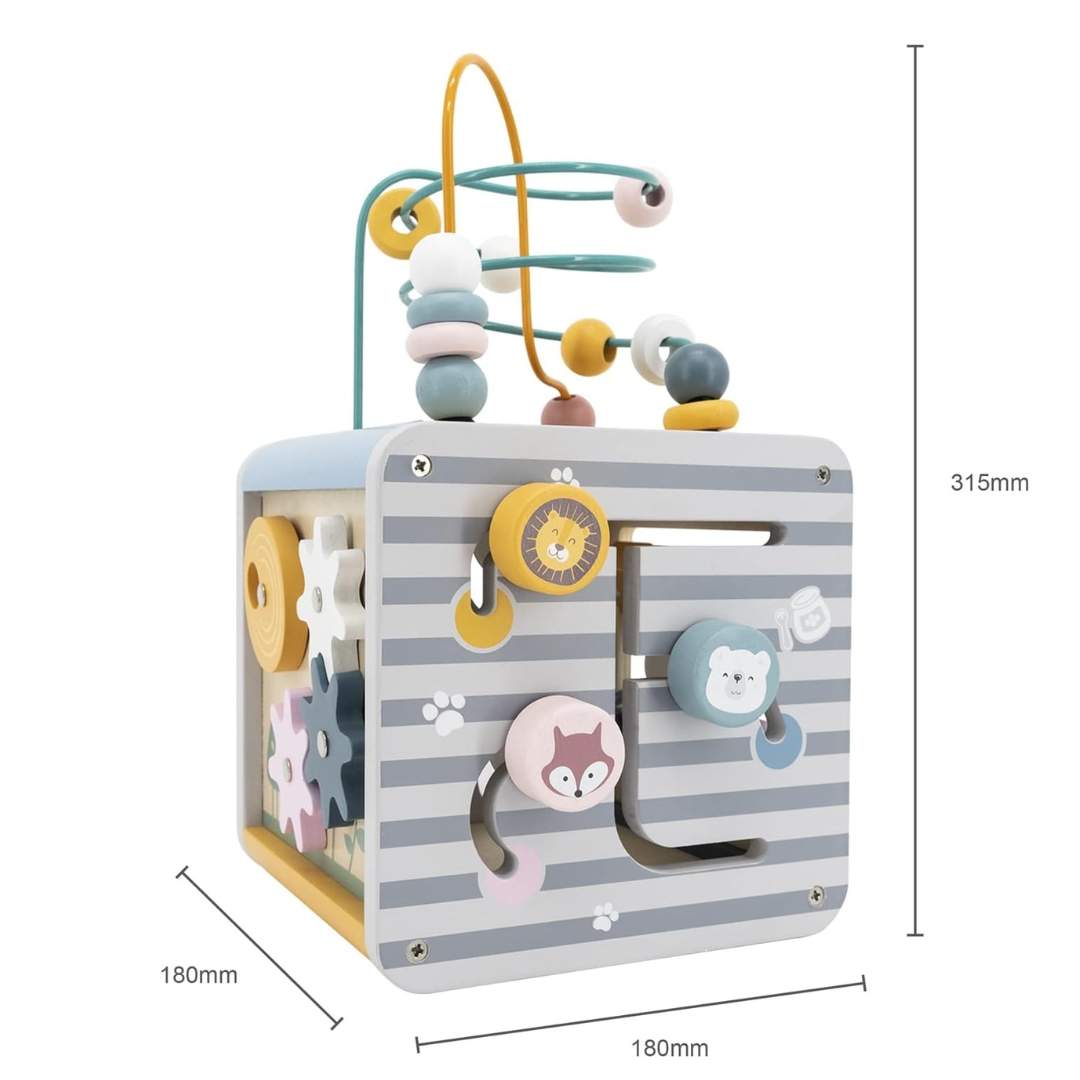 5-in-1 Activity Cube: The Ultimate Hub for Little Explorers - Fun Learning Store