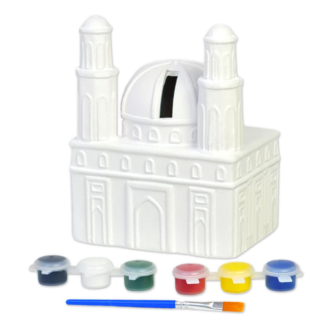 Ceramic Mosque Coin Bank for Kids - Encourage Charity & Creativity