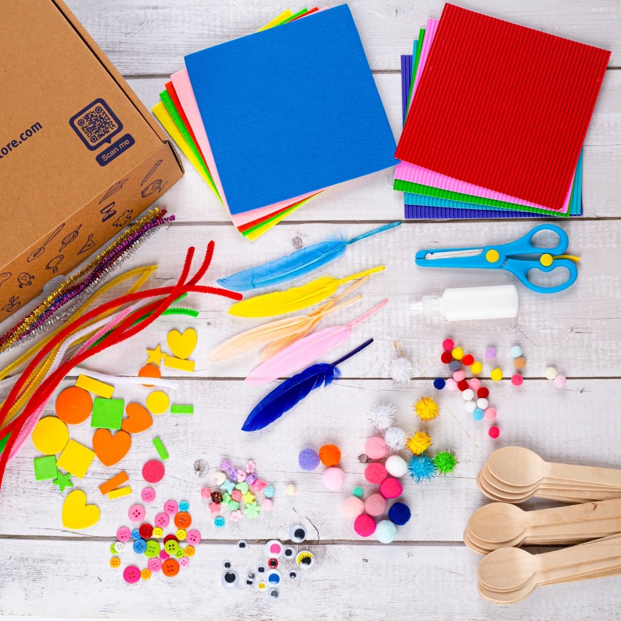 Summer  Fun Learning Store Arts & Crafts Boxes Package