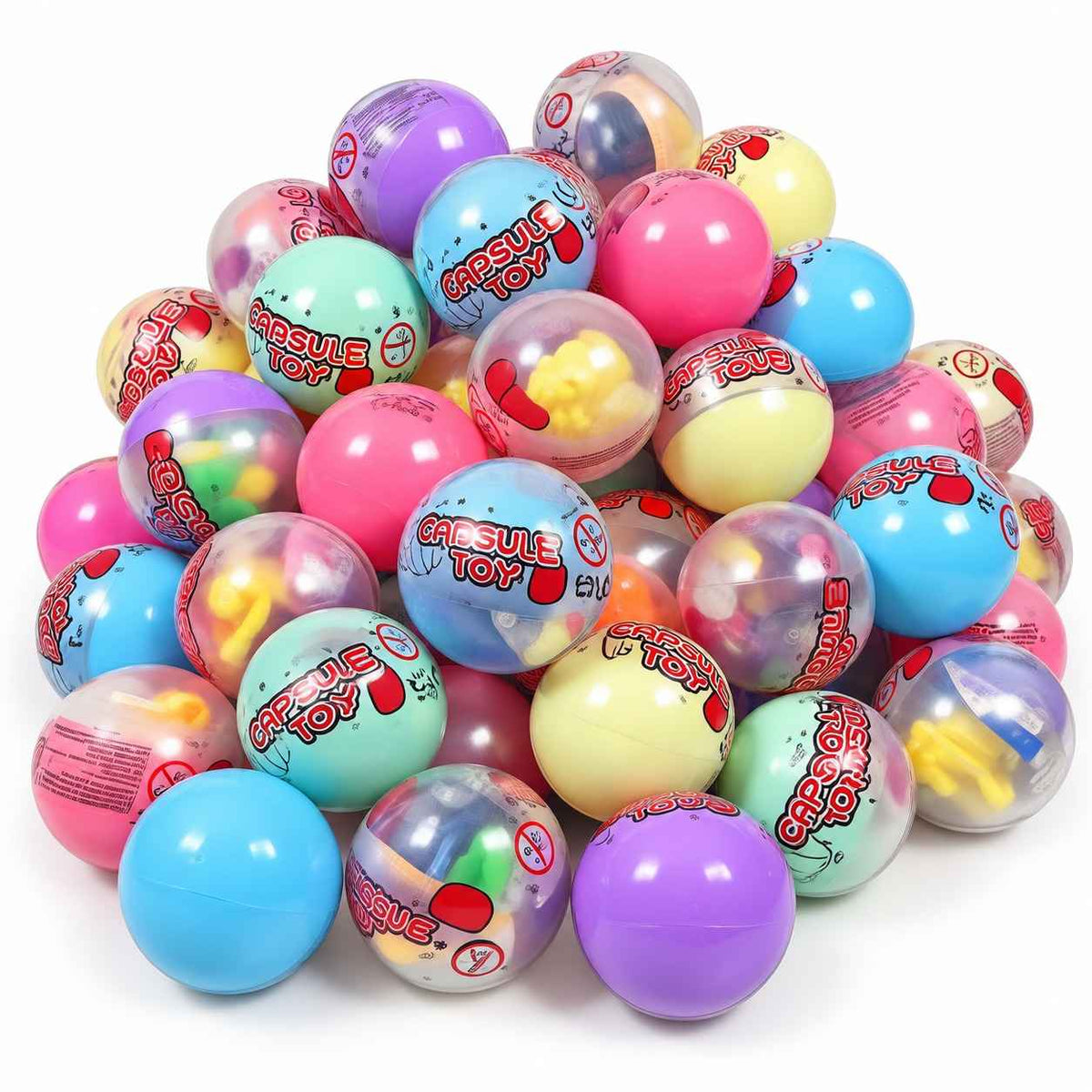 5cm Surprise Capsule Balls – 20-Piece Promotional Toy & Classroom Reward Set - Fun Learning Store