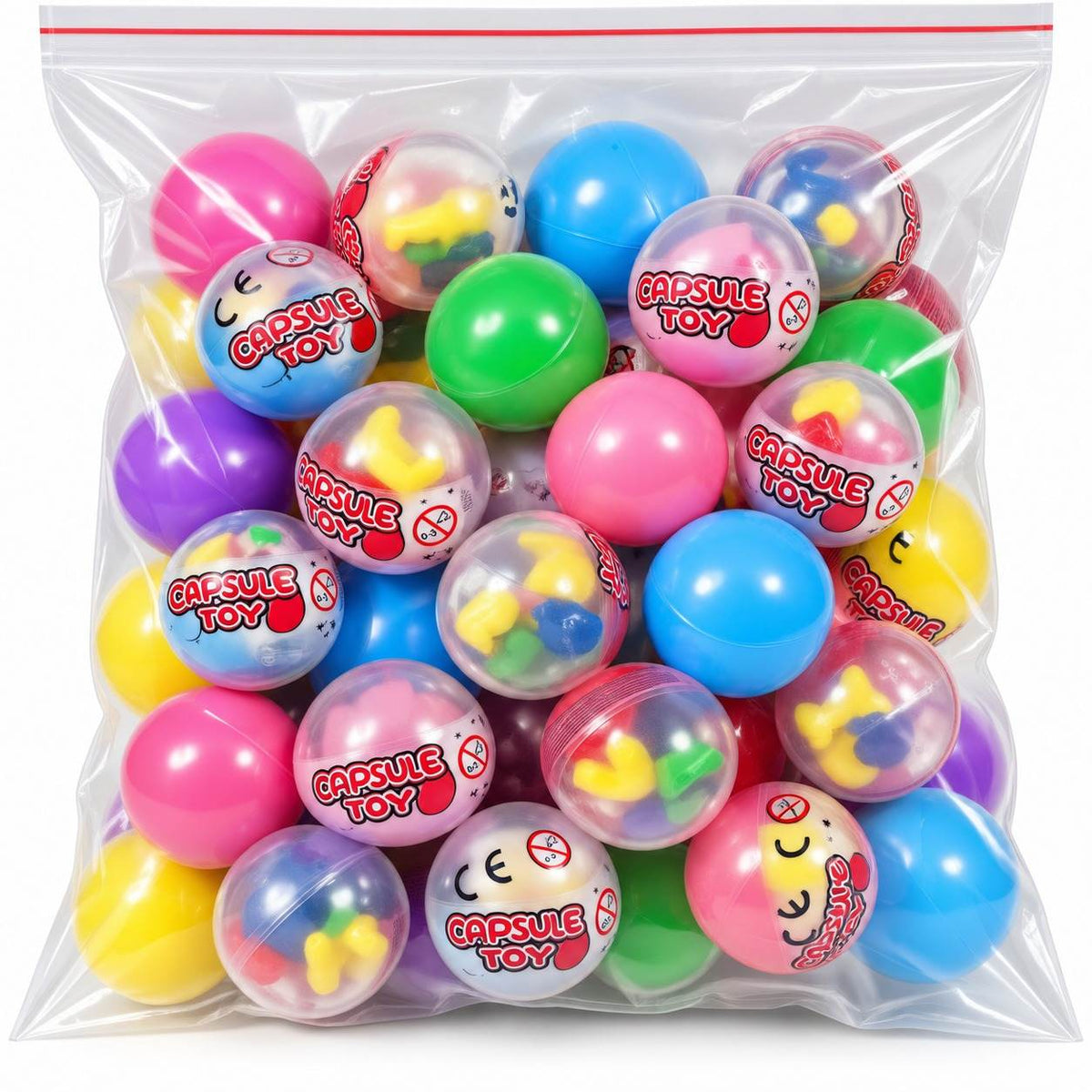 5cm Surprise Capsule Balls – 20-Piece Promotional Toy & Classroom Reward Set - Fun Learning Store