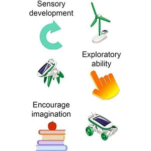 6 in 1 Solar Energy Robots DIY Kit - STEM Educational Set - Fun Learning Store
