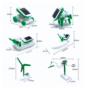 6 in 1 Solar Energy Robots DIY Kit - STEM Educational Set - Fun Learning Store