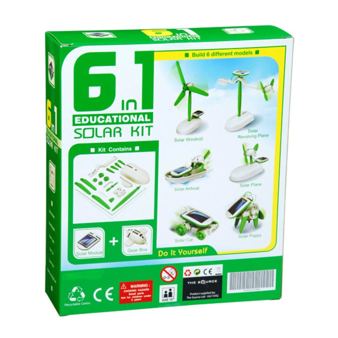 6 in 1 Solar Energy Robots DIY Kit - STEM Educational Set - Fun Learning Store