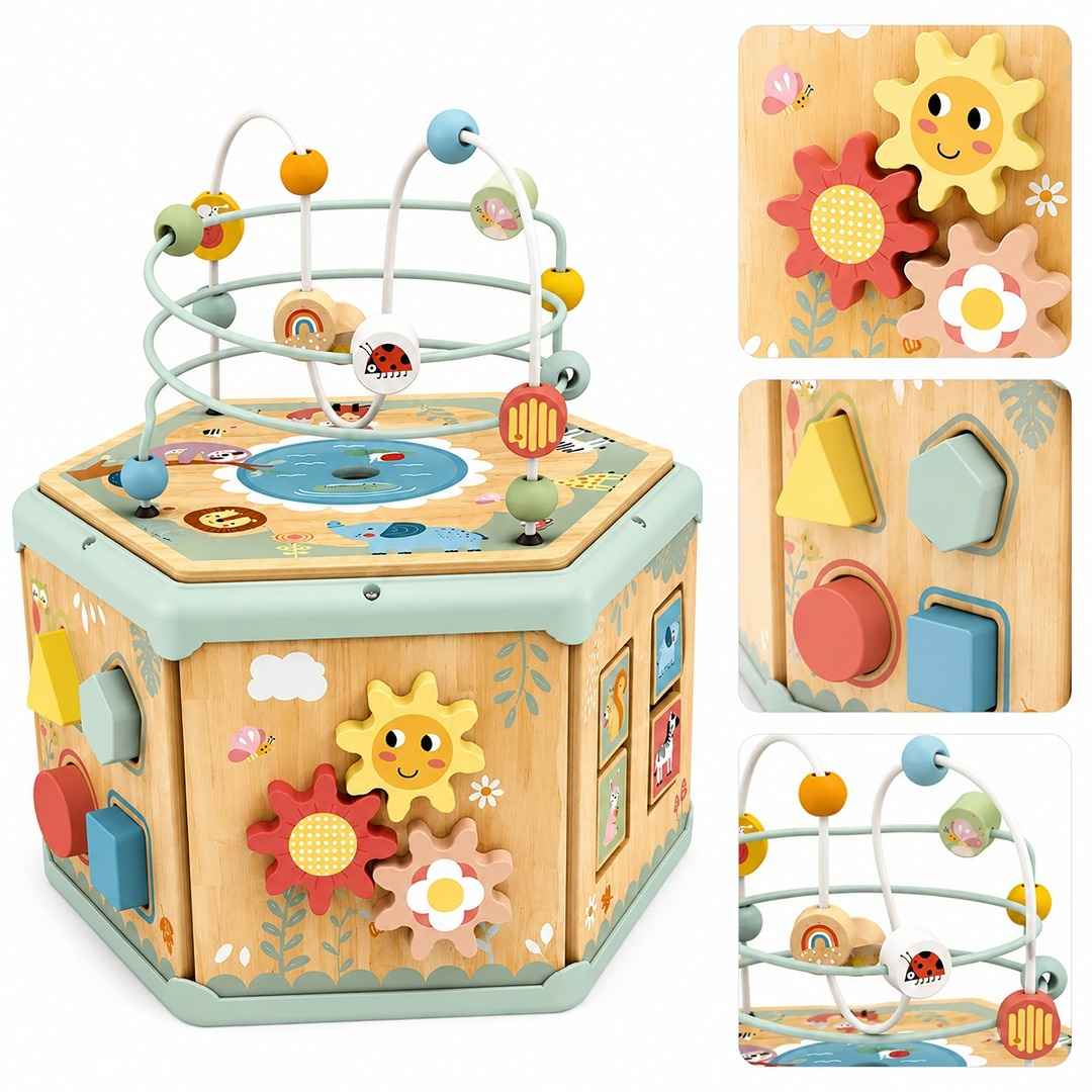 7 In 1 Activity Cube – The All In One Hub For Endless Discovery - Fun Learning Store