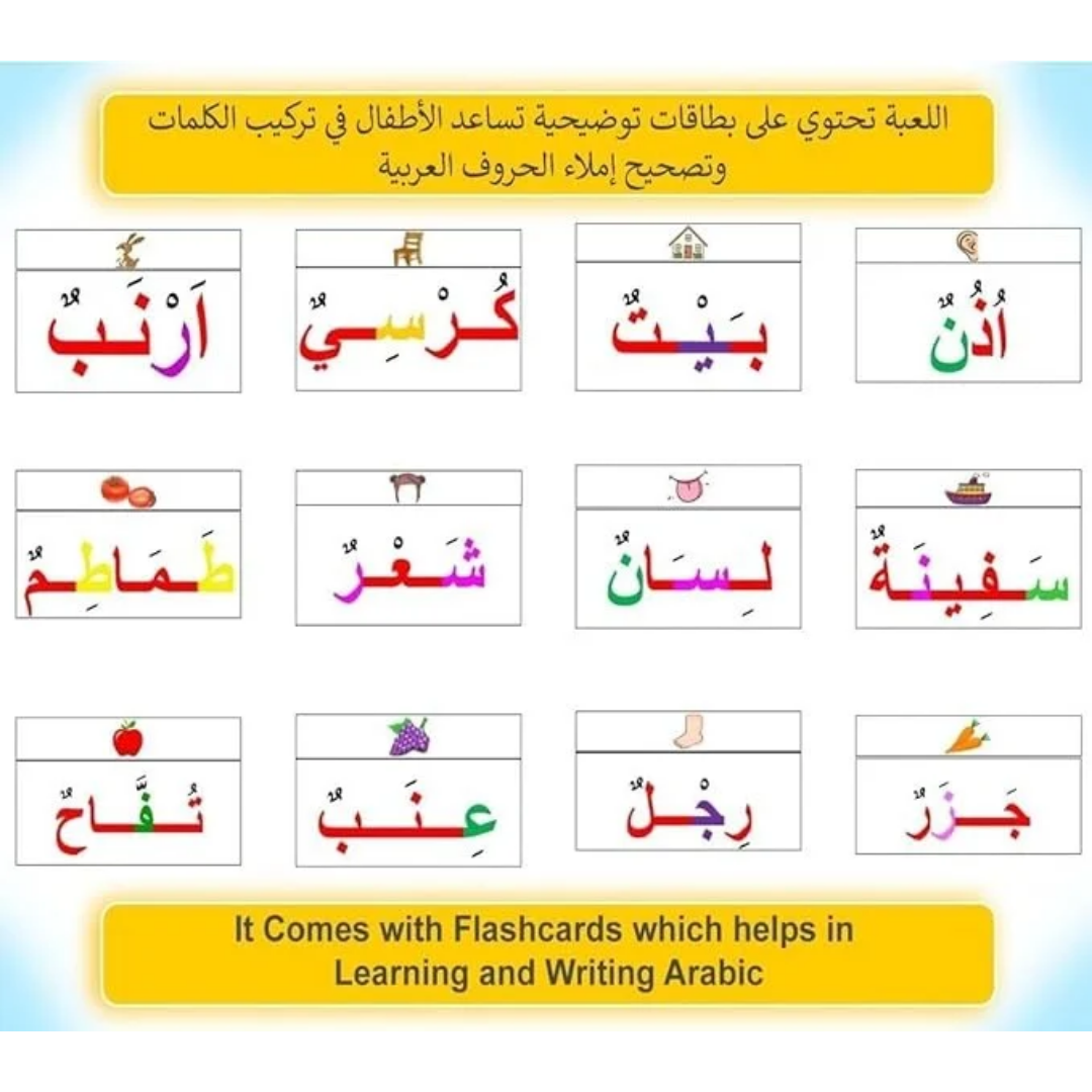 مجموعة أرقام وأحرف عربية مغناطيسية ملونة من الفوم: لعبة تعليمية مشوقة للأطفال
