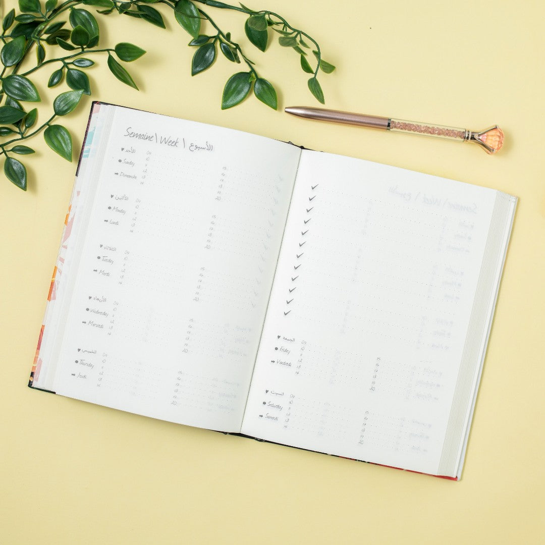 Floral Weekly Planner – Elegant & Stylish Goal Planning