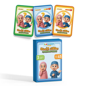 Islamic Question & Challenge Cards – 45 Cards | Fun Ramadan Adventure for Kids!
