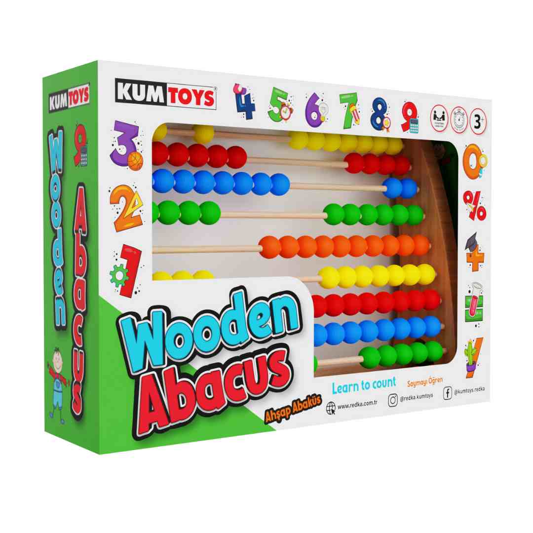 Wooden Abacus - Discover Learning Through Play with the Wooden Abacus!