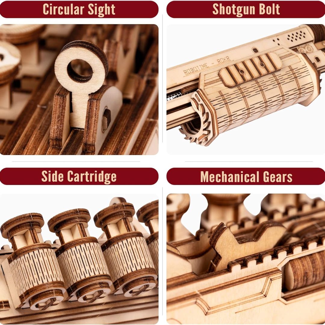 3D Wooden Puzzle and DIY Craft Assembling Kit