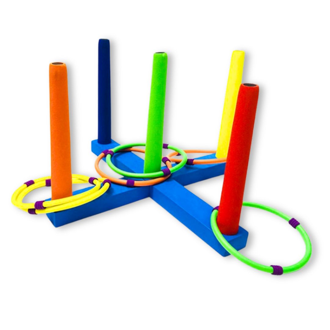 Fun Playing Indoor And Outdoor With Colourful Rings