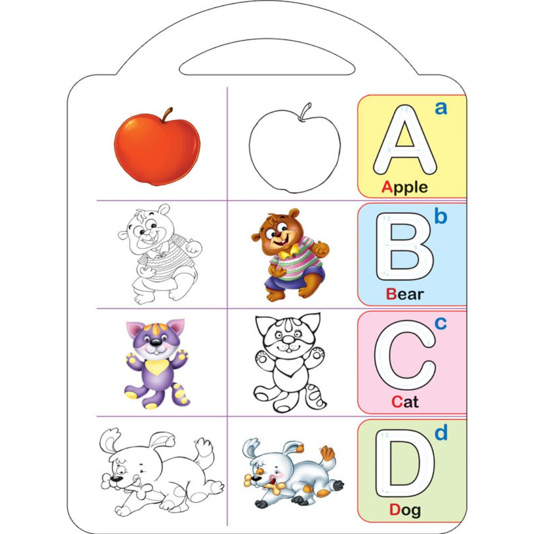 ABC Adventure Kit – 4 - in - 1 English Alphabet Learning Fun for Kids ✏️🧩🔤🎨 - Fun Learning Store