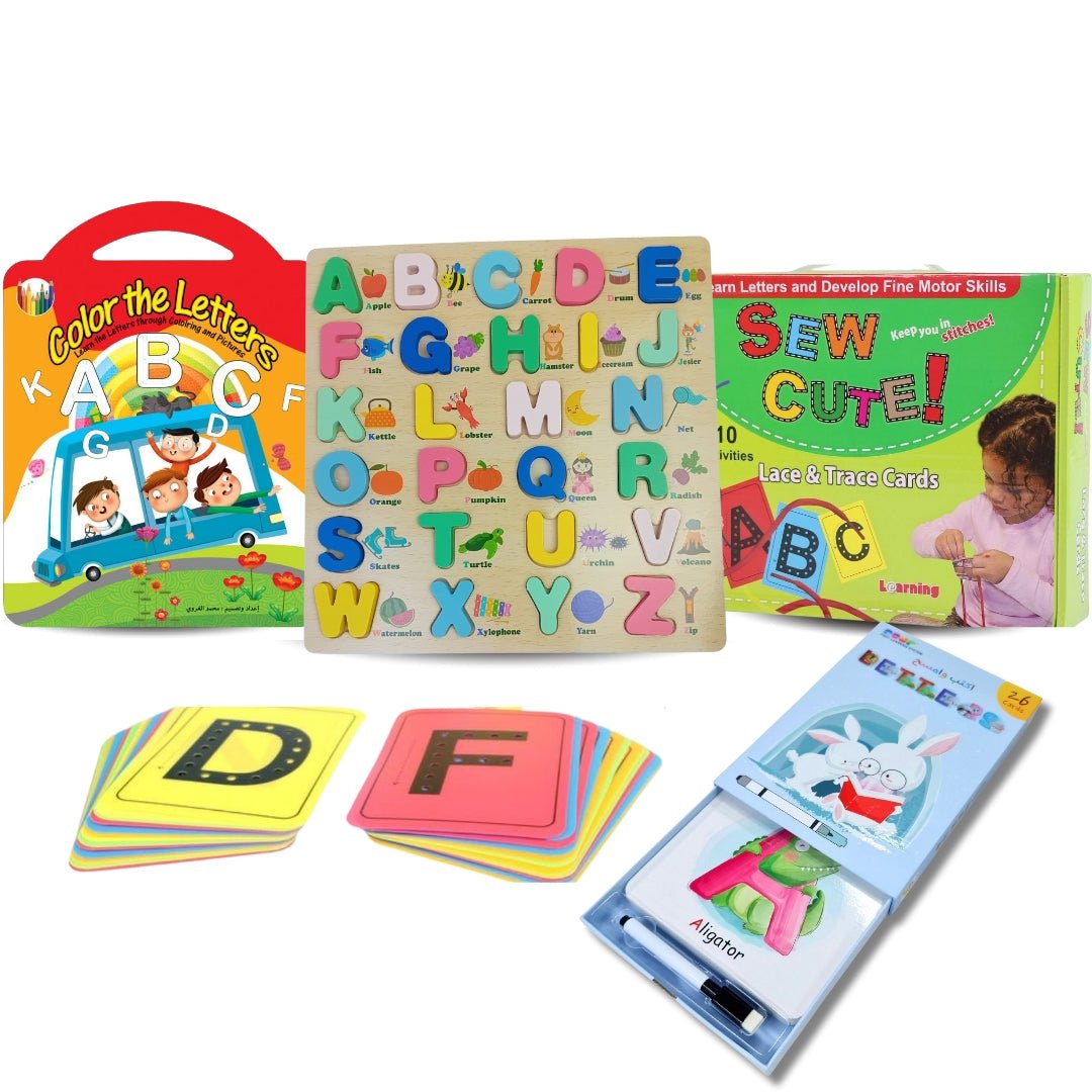 Abc Learning Box ABC Adventure Kit – 4-in-1 English Alphabet Learning Fun for Kids ️🧩🔤 ...