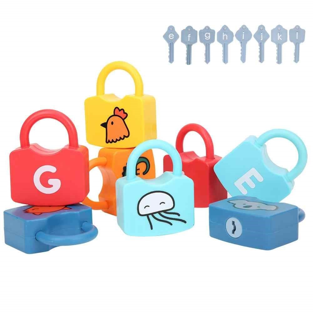 ABC Learning Lock Educational Letter Combination 52 pcs – Fun Learning ...