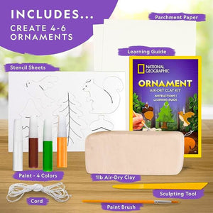 Air - Dry Clay Pottery Craft Kit – Shape, Paint & Create Timeless Keepsakes! - Fun Learning Store