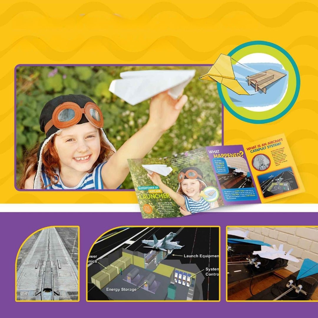 Airplane Launcher for Kids – Soar Higher, Glide Farther, Launch BIG Fun! - Fun Learning Store