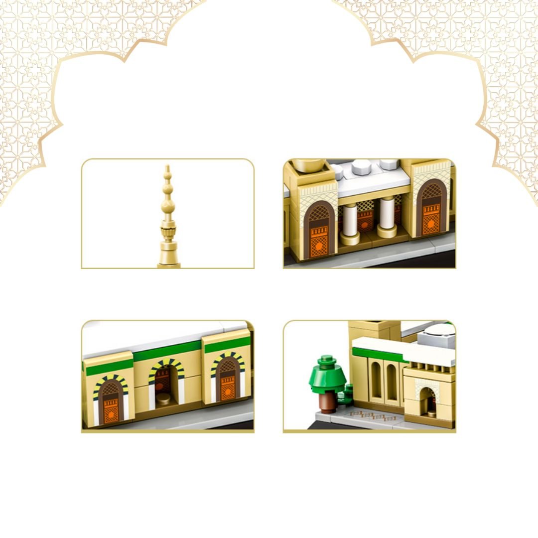 Al - Masjid An - Nabawi Blocks Set – A Sacred Journey in Every Piece! - Fun Learning Store