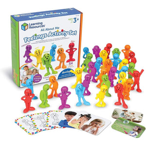 All About Me Sentiments Activity 54-Piece Set: Master Emotions Through Play! - Fun Learning Store