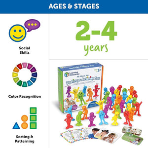 All About Me Sentiments Activity 54-Piece Set: Master Emotions Through Play! - Fun Learning Store