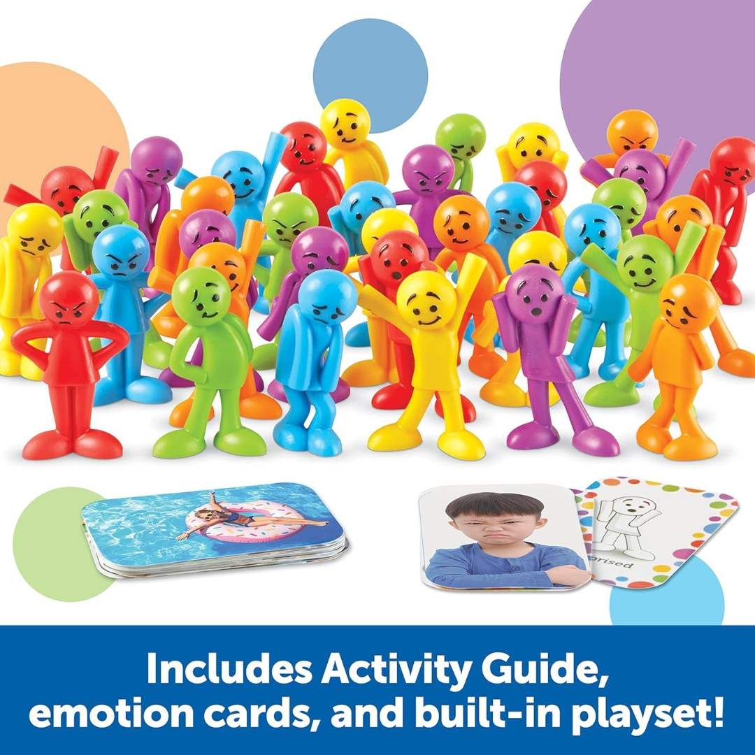 All About Me Sentiments Activity 54-Piece Set: Master Emotions Through Play! - Fun Learning Store