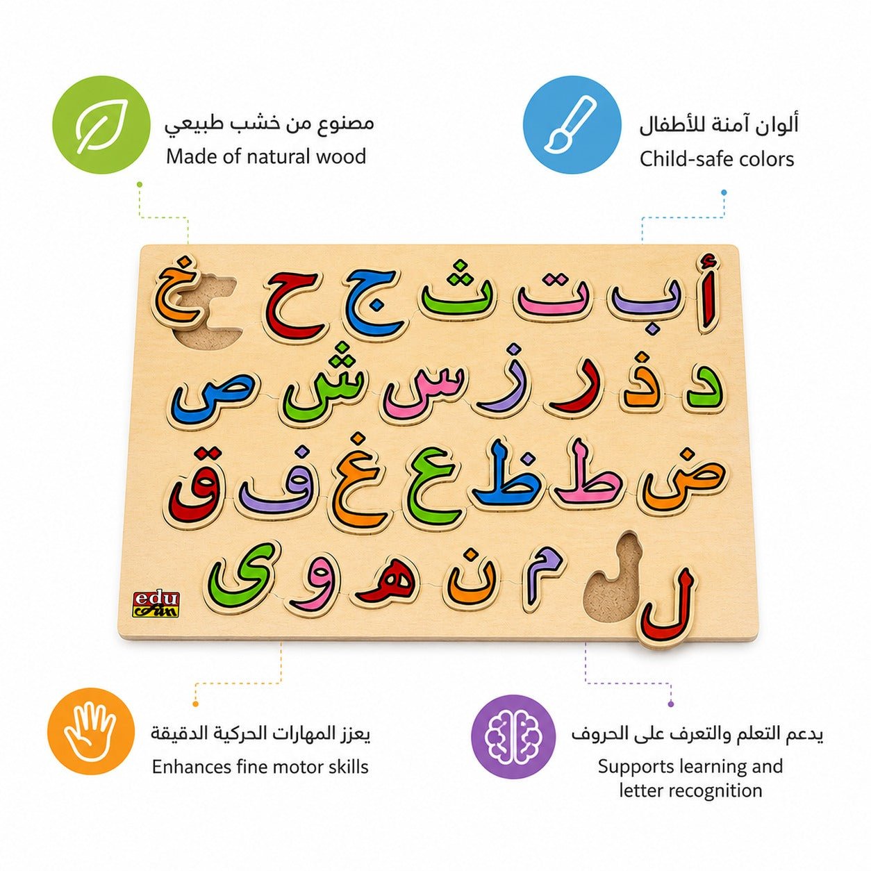 Alphabet Board - Arabic: A Journey into Language and Learning! - Fun Learning Store