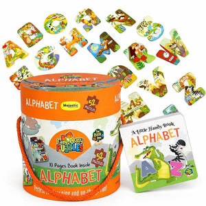 ALPHABETS - EASY PEASY PUZZLE | 52 - Piece Educational Puzzle for Kids 🧩 - Fun Learning Store