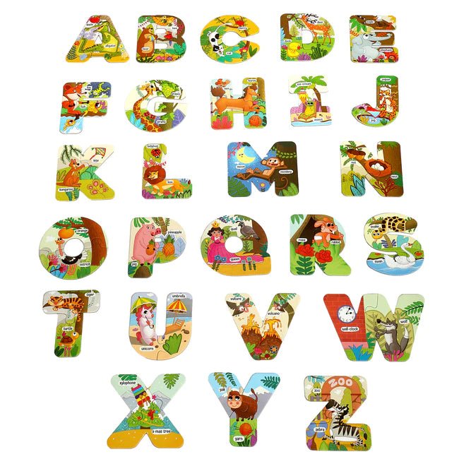 ALPHABETS - EASY PEASY PUZZLE - Fun Learning Store