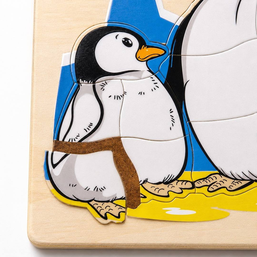 Animal & Baby Puzzle - Penguin: A Waddle Into Learning! - Fun Learning Store