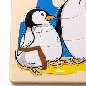 Animal & Baby Puzzle - Penguin: A Waddle Into Learning! - Fun Learning Store