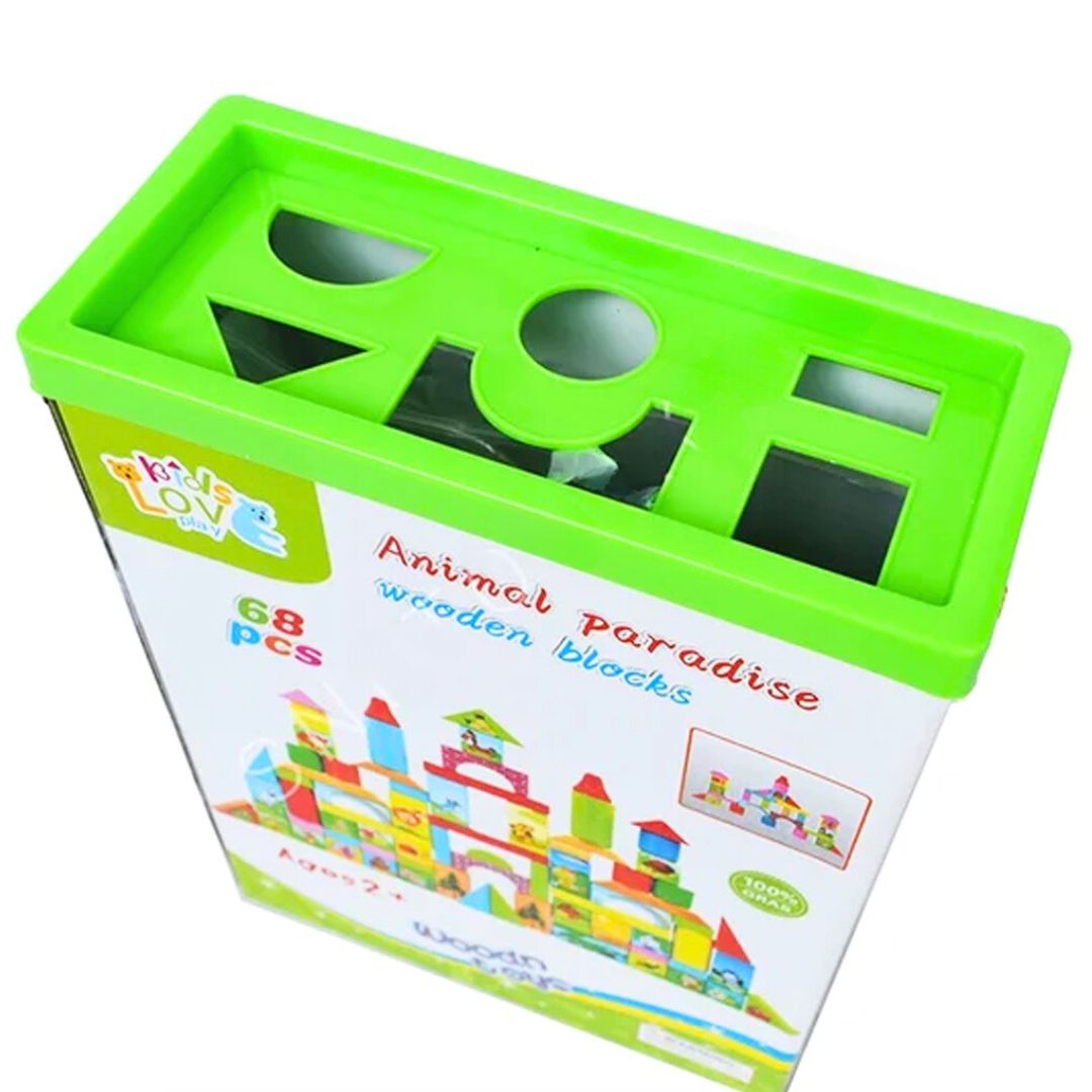 Animal Paradise - Wooden Blocks Toy for Kids - Fun Learning Store