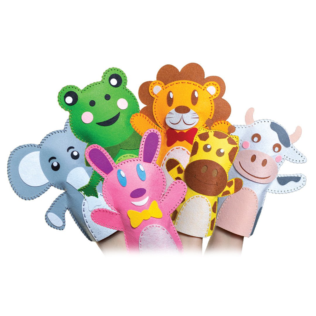 Animal Puppets DIY Kit - Create Your Animal Friends! - Fun Learning Store