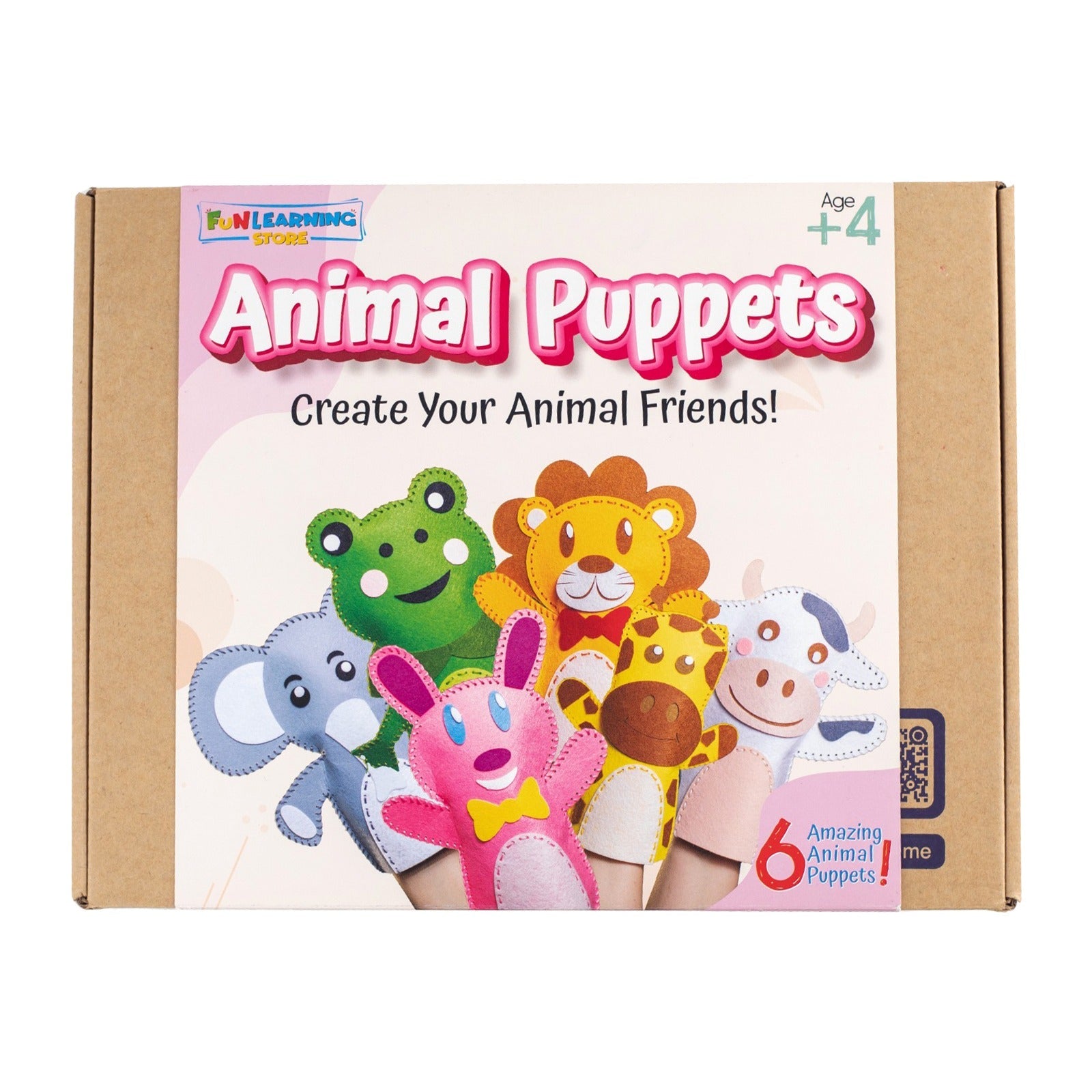 Animal Puppets DIY Kit - Create Your Animal Friends! - Fun Learning Store