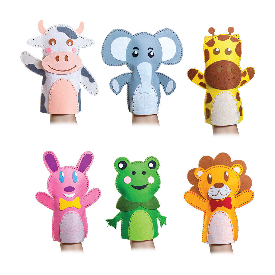 Animal Puppets DIY Kit - Create Your Animal Friends! - Fun Learning Store