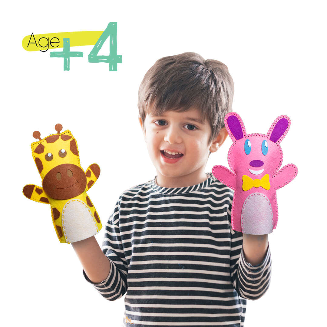 Animal Puppets DIY Kit - Create Your Animal Friends! - Fun Learning Store