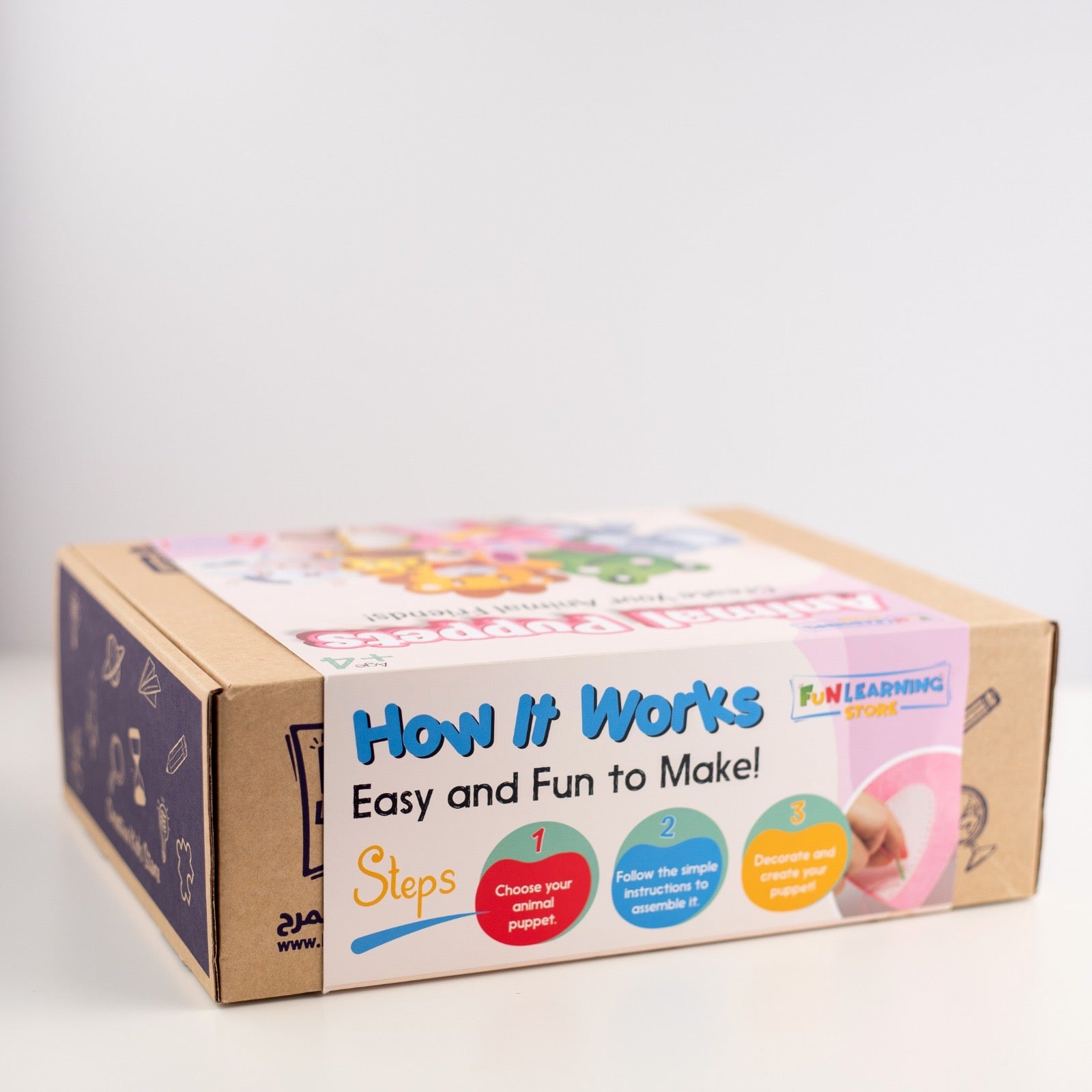 Animal Puppets DIY Kit - Create Your Animal Friends! - Fun Learning Store