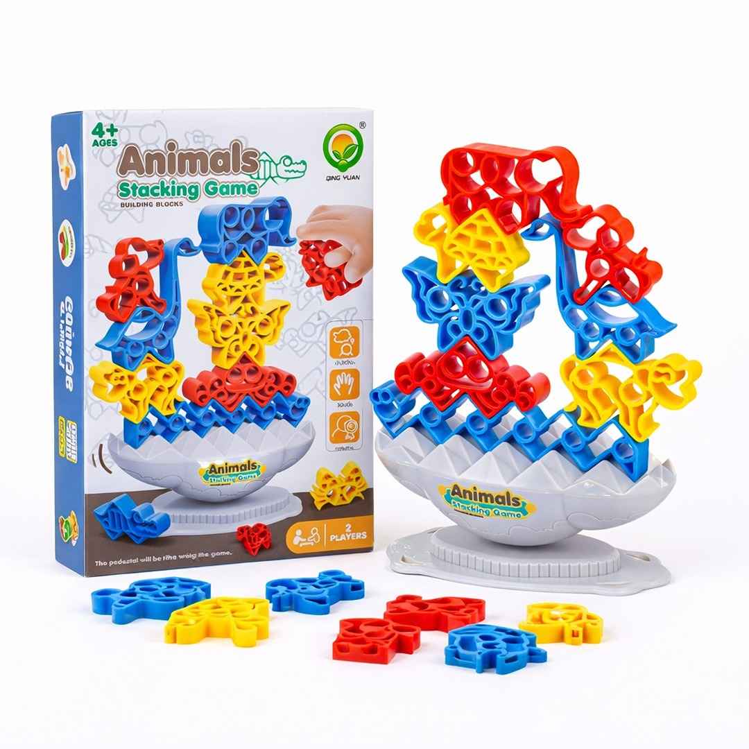 Animal Stacking Game – Colorful Family Tower of Fun! - Fun Learning Store
