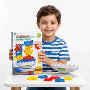 Animal Stacking Game – Colorful Family Tower of Fun! - Fun Learning Store