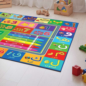 Arabic Alphabet Educational Rug – Fun, Colorful & Perfect for Every Home! - Fun Learning Store
