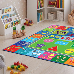 Arabic Alphabet Educational Rug – Fun, Colorful & Perfect for Every Home! - Fun Learning Store