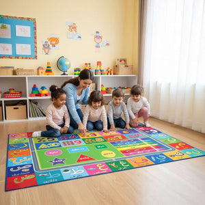 Arabic Alphabet Educational Rug – Fun, Colorful & Perfect for Every Home! - Fun Learning Store