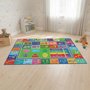 Arabic Alphabet Educational Rug – Fun, Colorful & Perfect for Every Home! - Fun Learning Store