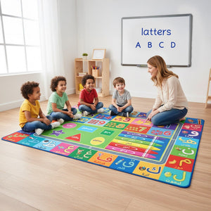 Arabic Alphabet Educational Rug – Fun, Colorful & Perfect for Every Home! - Fun Learning Store