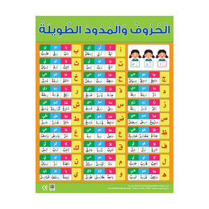 Arabic Alphabets | 6 Educational Wall Charts for Kids (Arabic) - Fun Learning Store