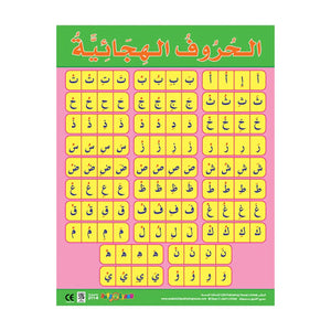 Arabic Alphabets | 6 Educational Wall Charts for Kids (Arabic) - Fun Learning Store