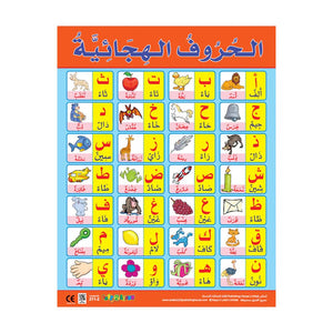 Arabic Alphabets | 6 Educational Wall Charts for Kids (Arabic) - Fun Learning Store