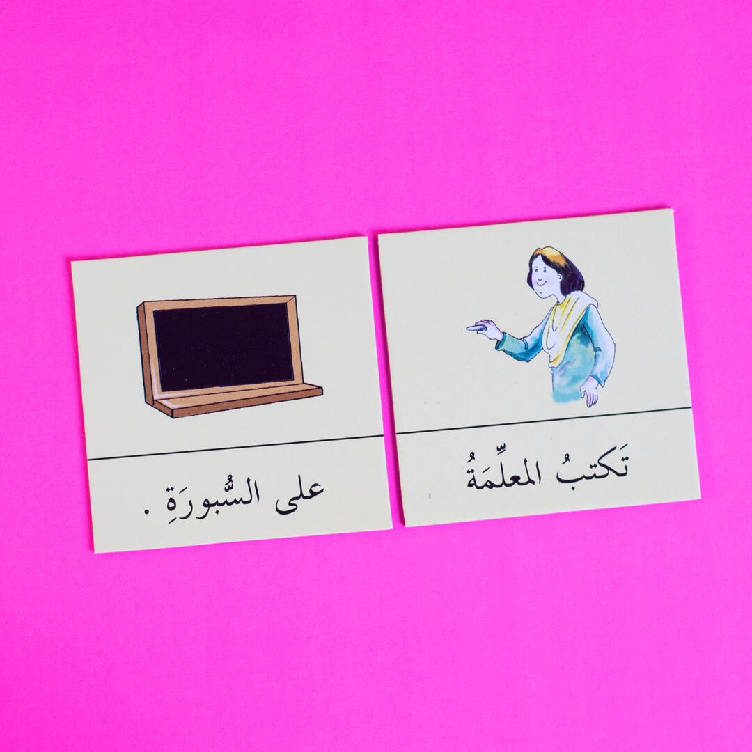 Arabic Simple Sentences Building Game - Fun Learning Store