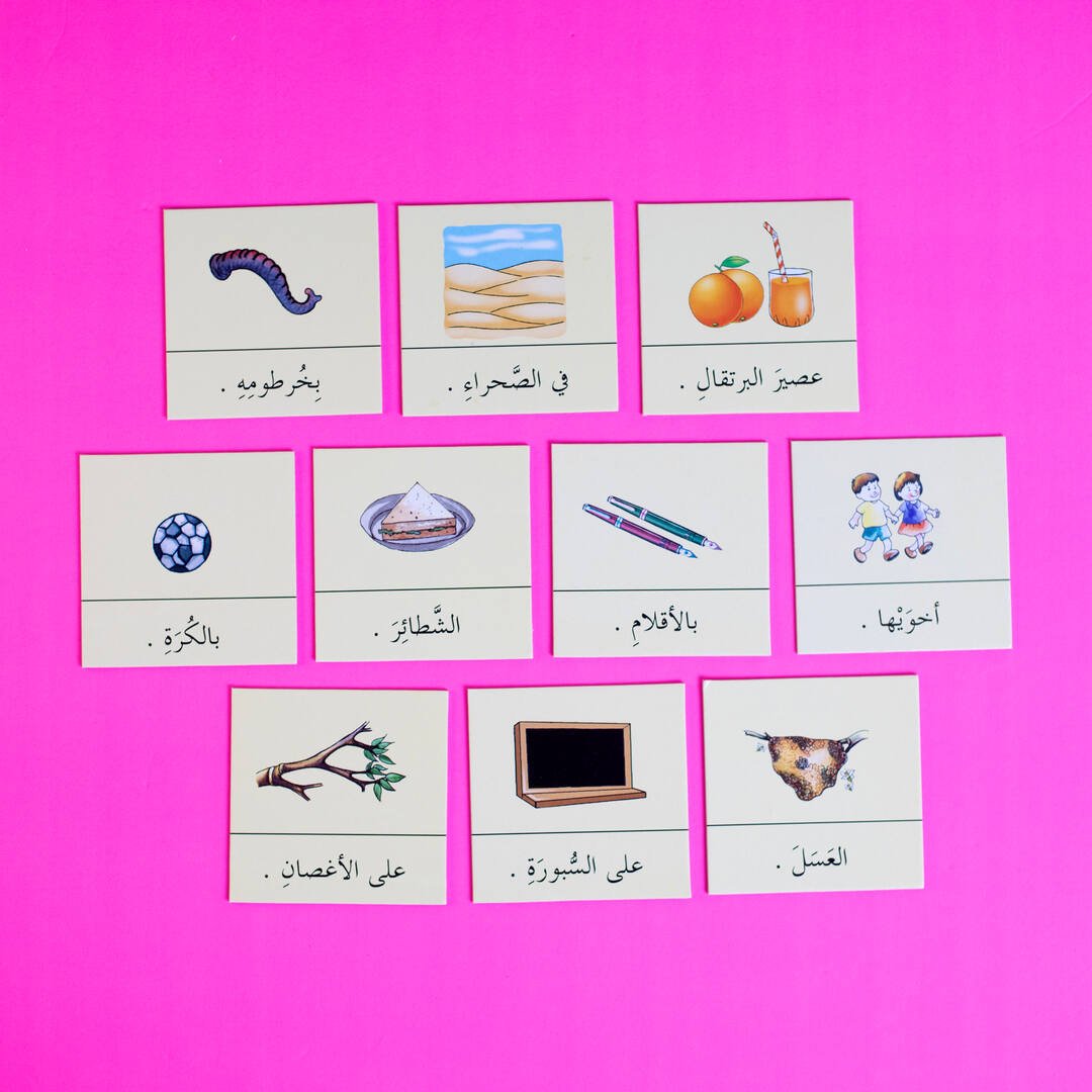 Arabic Simple Sentences Building Game - Fun Learning Store