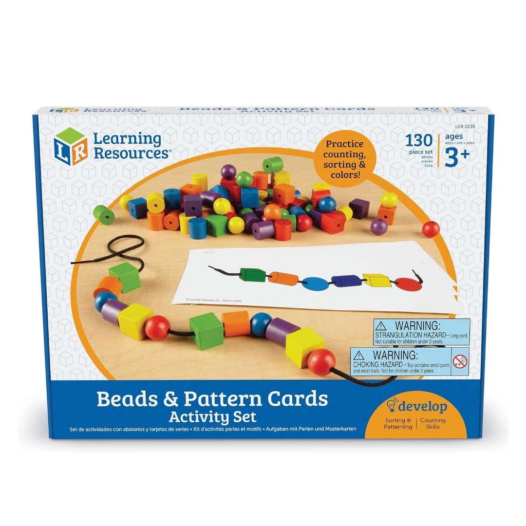 Beads and Pattern Card Set: Spark Creativity and Logic Skills - Fun Learning Store